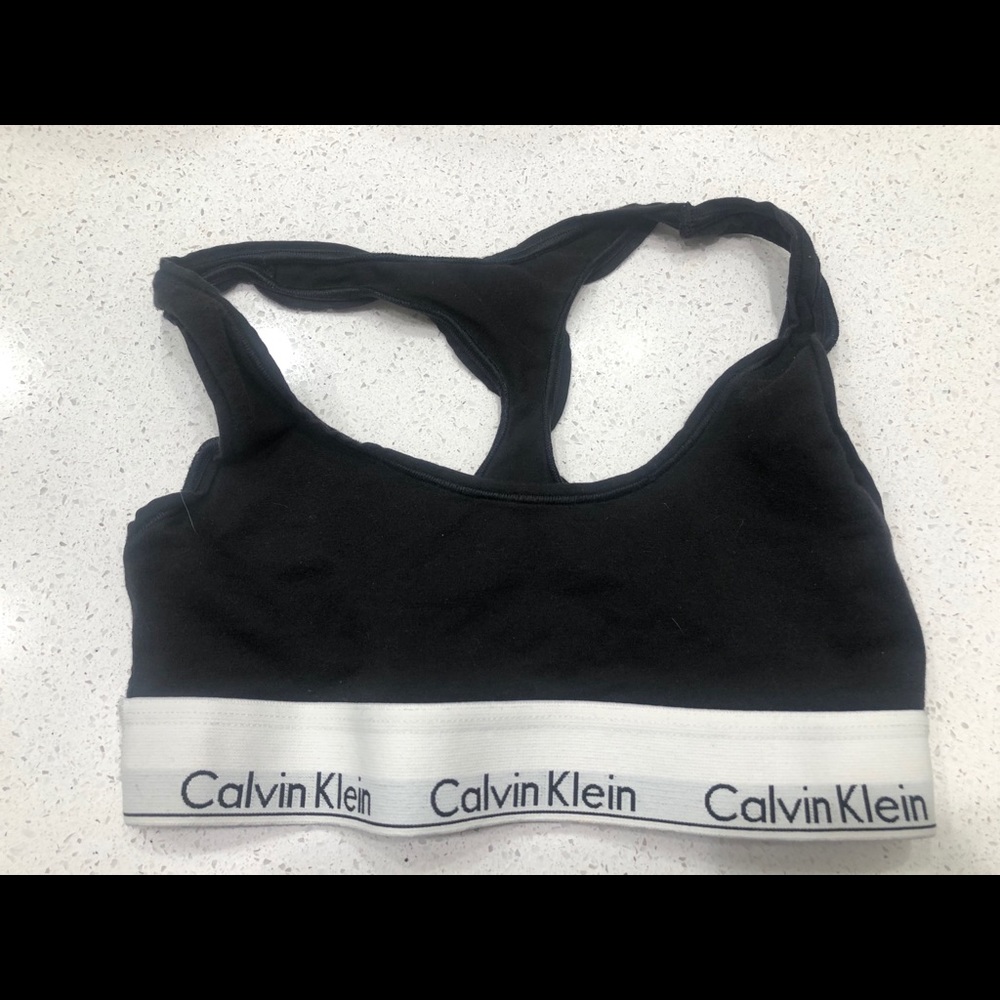 calvin klein sports bra